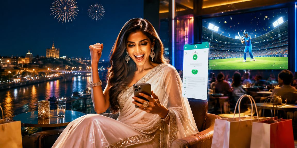 Person enjoying mobile sports betting experience on smartphone
